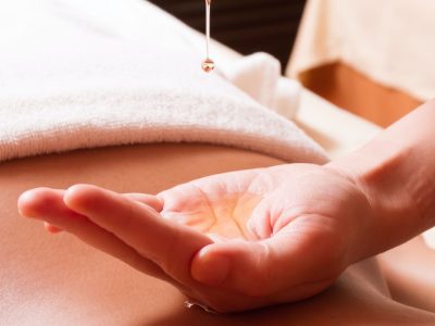 Aromatherapy oil massage